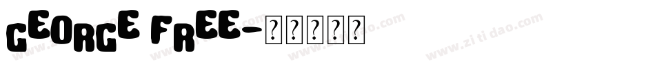 George FREE字体转换